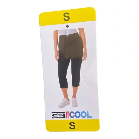 32 Degrees Pull On Black Capris (Women's S) - Picture 15 of 15